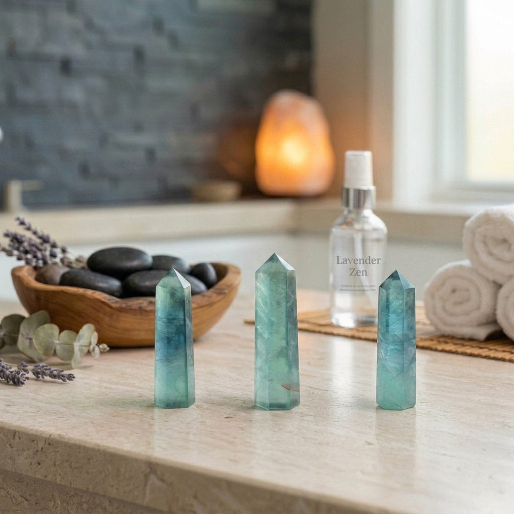 crystal green fluorite